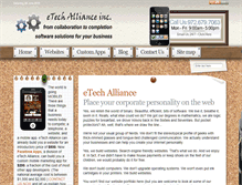 Tablet Screenshot of etechalliance.com